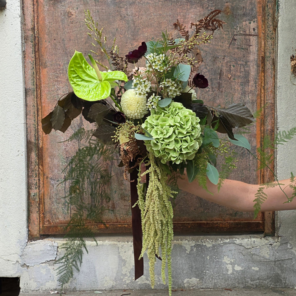 BOUQUET DE LA MARIÉE EN FLEURS FRAÎCHES