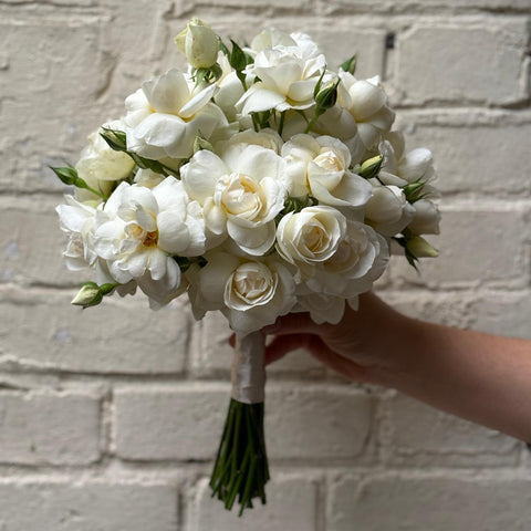 BOUQUET DE LA MARIÉE EN FLEURS FRAÎCHES