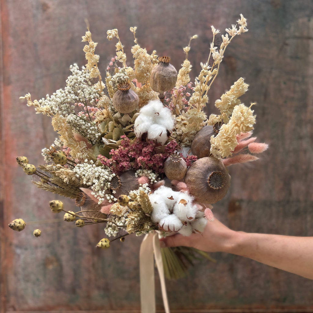 BOUQUET DE LA MARIÉE EN FLEURS SECHEES